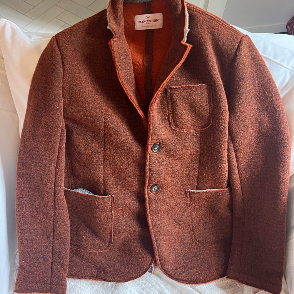 Men Italian wool jacket size s/m